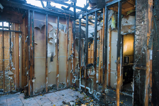 Professional Fire Damage Restoration technician working in Masonic Home, KY
